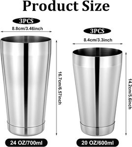 Coctelera Profesional de Acero Inoxidable para Bartending, Precio Competitivo al por Mayor - Product Image 4