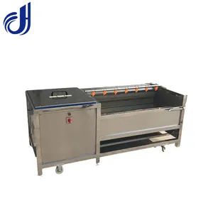 Widely popular vegetable cleaner Brush Roller Washer And Peeler Machine