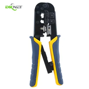 Cuts Strips and Crimps 2 Type of Plugs in 1 HT-568 Dual-Modular Crimping Tool