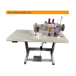 Giường phẳng da Máy may khóa khâu hợp chất thức ăn tự động định vị kim nặng máy may công nghiệp - Product Image 3