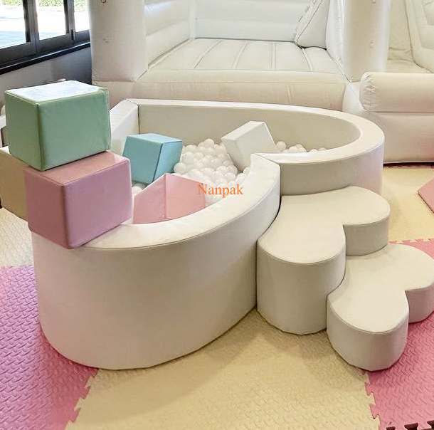 thumbnail image 2 of TRENDPLAY Big Star & Heart Shaped Ball Pit Balls - 100 200 Larger Plastic Balls Set 2 of 14