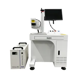 Máquina de grabado láser 2D JPT5A 5W UV para vidrio giratorio