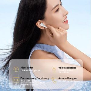 Auriculares TWS <span class=keywords><strong>J5Pro</strong></span> ENC Personalizados, Impermeables, Deportivos, Inalámbricos BT, Estéreo, con Cancelación de Ruido - Product Image 5