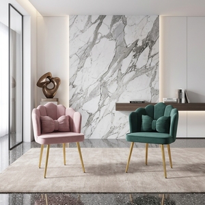 Chaise <span class=keywords><strong>de</strong></span> maquillage, <span class=keywords><strong>tabouret</strong></span> <span class=keywords><strong>de</strong></span> luxe en forme <span class=keywords><strong>de</strong></span> pétale pour chambre à coucher, chaise <span class=keywords><strong>de</strong></span> coiffeuse pour chambre <span class=keywords><strong>de</strong></span> fille avec dossier, chaises <span class=keywords><strong>de</strong></span> réception et <span class=keywords><strong>de</strong></span> salle à manger simples - Product Image 3