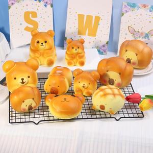 Jouet anti-stress en forme de pain de boulangerie Kawaii super doux, jouet en PU rebondissant, cadeau de décompression - Product Image 2