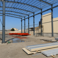 Bâtiment d'entrepôt à structure en acier avec options galvanisées pour le stockage industriel et l'utilisation en atelier