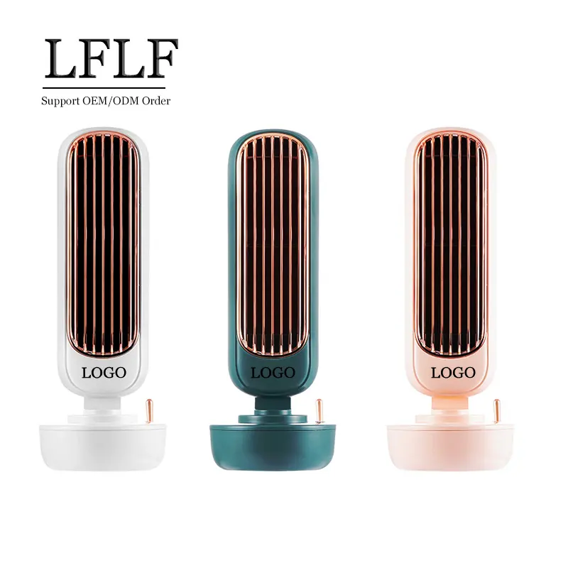 Small Air Conditioner Spray Fan Mini Cooler Leafless Air Conditioning Fan Portable Air CoolerためOffice Home Outdoor