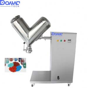 Mezclador en V Pequeño para Laboratorio, Capacidad de 10 Kilos, 20 L, PVC, para Alimentos, Resina, Vitaminas, Lavado, con Motor Homogeneizador para Químicos - Product Image 5