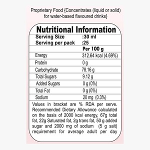 Patanjali Rose Sharbat 750 ml, extrait de fruits liquide de qualité alimentaire, bouteille toutes saisons - Product Image 2