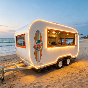 Irregular Shape Mobile Catering Trailer for <b>Snack</b> Coffee Outdoor Vending Food Truck - Product Image 5