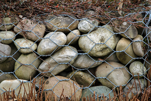 Maille de gabion hexagonale, tissage uni, maille de fil métallique tissée avec services de découpe et de pliage pour la protection des berges - Product Image 3