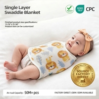 OEM ODM Personnalisé Direct Usine Coton Couverture d'emmaillotage pour bébé Sac de couchage Acheteur en gros Importateur MOQ 10 Mink Dot Unisexe