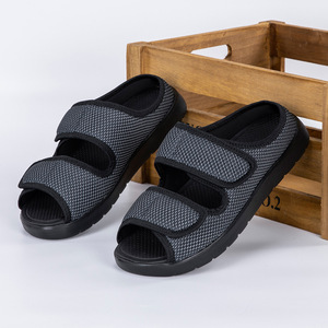 <span class=keywords><strong>Sandales</strong></span> <span class=keywords><strong>orthopédiques</strong></span> confortables et réglables, antidérapantes, à double bride et à bout ouvert, respirantes - Product Image 1
