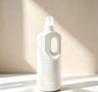 Bouteilles en plastique HDPE multi-tailles pour détergent et liquide de lavage, fourniture directe d'usine