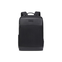 Mochila de PU para Hombre, Nueva, 2023, para Viajes de Negocios, Bolsa para Computadora de 15 Pulgadas, Impermeable, Gran Capacidad, Correa con Amortiguación de Aire