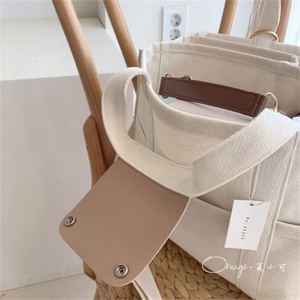 Sac fourre-tout en toile de coton personnalisé grande capacité, sacs de courses réutilisables - Product Image 3