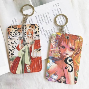 Porta Tessere Anime <span class=keywords><strong>One</strong></span> Piece con Personaggio Nami, Adatto per Carte Bancarie, Tessere di Treno e Autobus, Portafoglio, Porta Badge, Portachiavi - Product Image 1