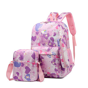 Mode 3 en <span class=keywords><strong>1</strong></span> sacs à dos scolaires 3 pièces <span class=keywords><strong>étudiant</strong></span>s sac d'école ensemble sac à dos avec sac de messager et étui à crayons - Product Image 3
