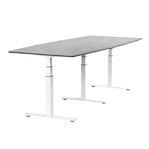 angolo elettrico segretario ricezione tavolo ufficio moderno scrivania regolabile in altezza - Product Image 1