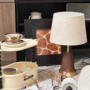 New Creative LED Fiber Optic Table Lamp Touch Dimming Fabric Bedside Lamp for Bedrooms and Hotel Guesthouse Rooms - Product Image 1