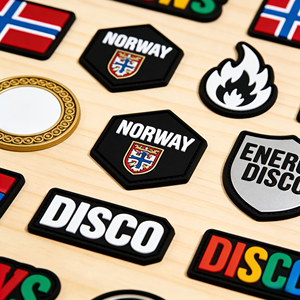 بيع بالجملة من المصنع، رائج البيع، زخرفة ملابس مخصصة، شعار ثلاثي الأبعاد، مطبوع حرارياً، نقش زهور، مطاط PVC، مخصص للملابس - Product Image 1