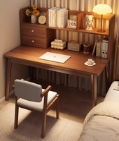 Étagère de bureau moderne à usage domestique intégrée ordinateur pour adultes bureau simple pieds en bois massif chambre à coucher bureau d'étude pour étudiants