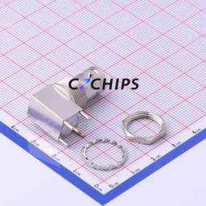 DOSIN-801-0080 RF Coaxial Connector Through hole Component (THT) Connector Board-to-Board 1 9.6mm 3GHz - Product Image 2