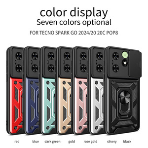 Funda de Armadura a Prueba de Golpes para Tecno Spark Go 2024 Camon 20 Pova 5 Premier Infinix Note 40 Pro 5G Smart 8 Pro Hot 40i Zero 30 - Product Image 2