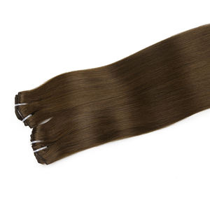 SHY alta calidad #4 Color crudo cutícula alineada cabello solo donante sedoso recto Clip de cabello para mujeres hechas de cabello humano - Product Image 4