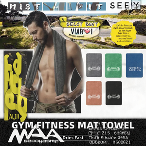 Gym Fitness Mat Cover Towel Large Size Ultra-Fine Fiber Durable Solid Color Quick-Dry Custom Logo Fitness Center Wholesale - Product Image 2