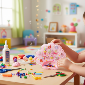 Anelli Fashion Shell <b>Rings</b> 13x14cm <b>Kids</b> Jewelry Making Toy Set - Product Image 3