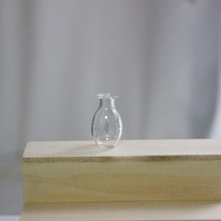 Miniatur DIY Fashion Gaya Instagram Transparan Dekoratif Ruang Tamu Vas Bunga Kecil Botol Kaca untuk Hadiah