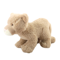Peluche de panthère de Floride Cougar en peluche douce pour l'éducation de la faune et les cadeaux pour enfants remplis de coton PP