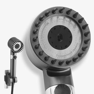 Werkseitig direkt unter Druck stehender Dusch kopf mit Tiefen filter | 3-Modus-Niederschlags-Hand brause Wassers pa rende Verunreinigung entfernung - Product Image 1