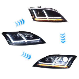 JH pour <span class=keywords><strong>Audi</strong></span> <span class=keywords><strong>TT</strong></span>, ensemble de phares 2006-2014, feux de jour à LED modifiés et clignotants, lentille à double faisceau, <span class=keywords><strong>12V</strong></span>, neuf, 6000K - Product Image 2