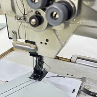 Machine à coudre industrielle à plateau plat pour sièges de voiture, produits gonflables, tentes et meubles