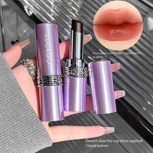 Lápiz Labial Vegano de Larga Duración, Resistente al Agua, con Brillo Cremoso Mineral Secreto Negro Mágico para Mujer, Etiqueta Privada, Superventas - Product Image 1