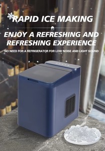 Machine à glaçons commerciale compacte de 0,5 kg pour comptoir, idéale pour les entreprises - Product Image 6