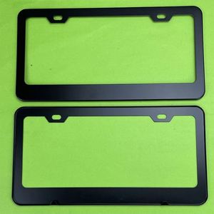 Custom Logo High Quality Alloy Car License Plate Frame/Holder Cover Plastic Crafts Personalized Number Plate Frames - Product Image 2