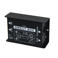 Convertisseur audio monocanal DB-1, boîtier DI audio passif à faible bruit pour guitare et basse, processeur audio d'injection DI
