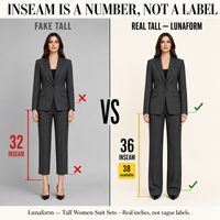 Ensemble de tailleur professionnel sur mesure pour femmes de grande taille, blazer en lin à motif damier et pantalon taille haute à jambes larges extra long, vente en gros