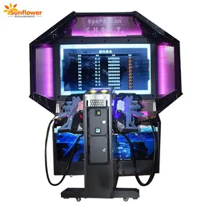 Sunflower squad ghost simulator shooting gun game machinecoin operated arcade game