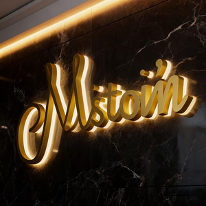 Enseignes lumineuses LED personnalisées pour entreprises, enseignes 3D rétroéclairées, panneaux publicitaires LED, logos, enseignes LED extérieures pour devantures de magasins - Product Image 3