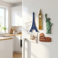 Aimant de réfrigérateur en émail doux en métal, vue sur New York, souvenir touristique personnalisé, Statue de la Liberté, aimant de réfrigérateur pour cadeau promotionnel