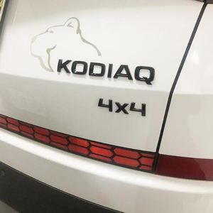 Pour <span class=keywords><strong>Skoda</strong></span> Superb Octavia Kodiaq Kamiq 4x4 <span class=keywords><strong>FABIA</strong></span>, <span class=keywords><strong>logo</strong></span> de voiture noir pour coffre arrière - Product Image 5