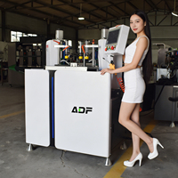 Máquina de engarzado/clavado de esquinas de ventanas CNC de 7 ejes / Máquina de clavado de esquinas de ventanas CNC de 7 ejes