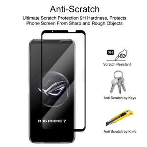 2.5D ฟิล์มกระจกกันรอยแบบเต็มจอ9H สำหรับ <span class=keywords><strong>ASUS</strong></span> ROG Phone <span class=keywords><strong>7</strong></span> 6 <span class=keywords><strong>Pro</strong></span> <span class=keywords><strong>ZenFone</strong></span> 9 8 <span class=keywords><strong>7</strong></span>กระจกนิรภัย - Product Image 3
