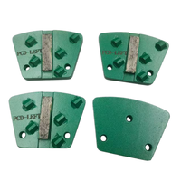 Blastrac Lock Plaquette de meulage diamantée 1 segment 2*1/4 PCD pour meuleuse de sols en béton, décapage d'époxy, OEM, Dureté moyenne