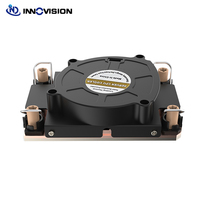 Dissipateur thermique de serveur actif LGA 4189 haute Performance 1U avec refroidisseur de processeur de serveur Cooper Vapor Chamber TDP205W 1U