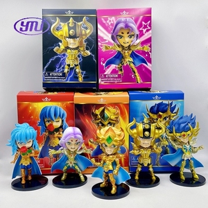 Vente flash Ensemble de 5 styles <span class=keywords><strong>Manga</strong></span> Seiya Figurines Jouets de collection Figurines d'action d'anime - Product Image 2